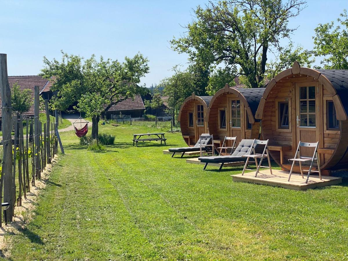 Andrella Auszeithof - Schlaferlebnis Im Holzfass Hotel Friedersbach Exterior foto